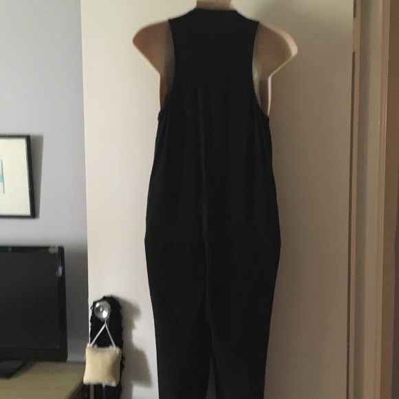 TIBI Black Silk + Wool Wrap Top Jumpsuit  XS - Picture 9 of 10